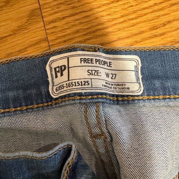 Free People Button Fly Skinny Jeans - Picture 2 of 3